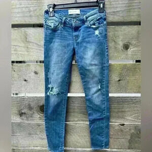 Abercrombie & Fitch Jeans Kids Girls 2 Pairs Lot Bundle 12 Y2K‎ Vintage Retro